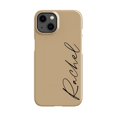 thumbnail image 1 of Personalised Tan Name iPhone 14 Case,iPhone 14 Pro, 1 of 5