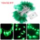 thumbnail image 2 of Hermosas luces de hadas de cadena LED decoradas con hojas para uso en fiestas y festivales con caja de batería (10 m), 2 of 8