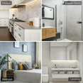 thumbnail image 5 of Etagre De Douche Dangle, Etagre De Salle De Bain Sans Compatibleage Panier Rangement Douche Aluminium Murale Adhsive Serviteur De Douche Organiseur P, 5 of 5
