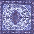 thumbnail image 1 of Ahgly Company Machine Washable Indoor Square Persian Blue Traditional Area Rugs, 7' Square, 1 of 4