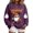 Purple(Halloween Ghost Pumpkin), variant on Womens Halloween Sweatshirt Crew Neck Spooky Season Novelty Ghost Pumpkin Long Sleeve Pullover Sweatshirts Fall Fashion Outfits for Women