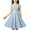 Light Blue, variant on 1950s Vintage Dresses for Girls Sleeveless Summer A Line Flared 50's Girls Dress Girl's Cute Polka Dot Dress Size 4-8
