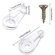 thumbnail image 4 of 100 Pack Glass Retainer Clips Kit Cabinet Glass Clips(transparent ), 4 of 5