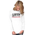 thumbnail image 3 of Life Is Better With Burgers Wimpy Long Sleeve TShirt Men Women Brisco Brands M, 3 of 6