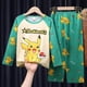 thumbnail image 2 of Pijamas de Pokémon para niños, ropa de dormir de manga larga, modelos de primavera y otoño, Pikachu, 2 of 4