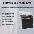 thumbnail image 3 of Amateck Compatible Toner Cartridge Replacement for Brother TN336BK TN336C TN336M TN336Y 5 Pack for MFC-L8600CDW, MFC-L8850CDW, HL-L8250CDN, HL-L8350CDW, HL-L8350CDWT, 3 of 4