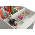 thumbnail image 4 of Honey Can Do Rolling Storage Cart with Fabric Drawer, White, 4 of 8