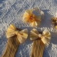 thumbnail image 3 of Yuemengxuan Baby Girls Lovely Bowknot Socks and Headband Set, Great Gift for Kids Girls, 3 of 7