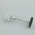 thumbnail image 3 of 2 Unids Plata 21.5 Cm Candlestick Holder Home Dining candeliere San Valentín De Bodas Fiestas Decoraciones Gloria Candelabro de cristal de mosaico, 3 of 8