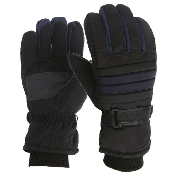 YOUSNH Winter Outdoor Adult Man and Women Snow Skating Snowboarding Windproof Warm Gloves for Cycling and Skiing Gloves for Women Men Black One Size