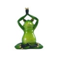 thumbnail image 1 of AMERTEER Green Frog Statue Yoga Frog Garden Decor Statues, 1 of 15