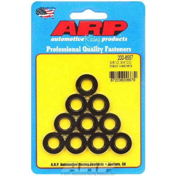 ARP INC. 200-8557 3/8 ID 3/4 OD BLACK WASHERS
