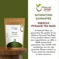 thumbnail image 4 of Hibiscus Tea Bags | Pyramid Tea Bags, Caffeine-Free, 100% Natural Ingredients, ECO Conscious Packaging | Herbal Tea for Relaxation | Rich Flavor, and Sustainable Enjoyment, 5 Oz (Pack of 50), 4 of 6