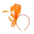thumbnail image 1 of Lady Flower Fascinator Hat 1920s Gatsby Bridal Headband Cóctel Naranja Sunnimix Diadema de mujer, 1 of 8