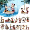 thumbnail image 2 of Colgante de Navidad de la serie de dibujos animados de Disney, Mickey Mouse, Minnie, periferales de aniversario, decoraciones, adornos de coche, regalo de muñeca, nuevo, 2023, 2 of 4
