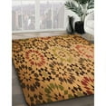 thumbnail image 3 of Ahgly Company Machine Washable Indoor Rectangle Transitional Saddle Brown Area Rugs, 5' x 7', 3 of 7