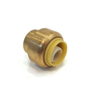 The ROP Shop | 1/2" SharkBite Style Push to Connect Lead Free Brass Cap Plumbing Plug Fitting