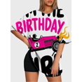 thumbnail image 3 of T-shirt short sleeve round neck summer casual loose N208, 3 of 5