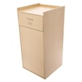 thumbnail image 4 of 30L Trash Can, 27.24Qt Trash Can Garbage Bin, Commercial Trash Can Cabinet With Trash Bag, Load-Capacity 110.23lbs, Wooden Trash Receptacle For Indoor & Outdoor, Restaurant (Brown), 4 of 17