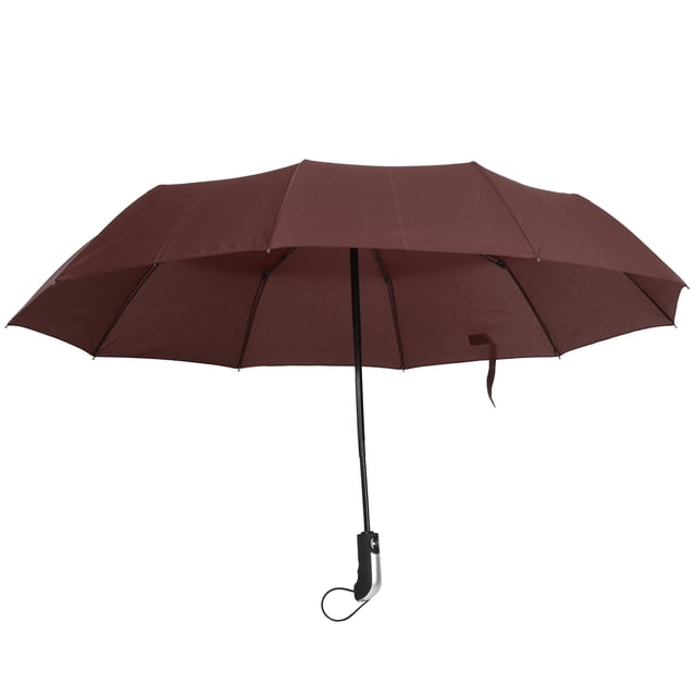Paraguas UV Automático Acero Negro TenBones Plegable