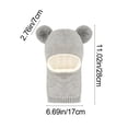 thumbnail image 3 of Dog Hat Adjustable Knitted Beanie for Medium Large Dogs, Lightweight with Brim for Sun Protection & Winter Warmth, All Season Pet Accessory, 3 of 7