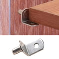 thumbnail image 4 of 1 Pc L-Shaped Shelf Support Pegs with Rubber Sleeve, Heavy Duty Cabinet Shelf Pin, Cabinet Shelf holder Bracket Peg for Cabinet, Furniture, 1.09x0.59 Inch, Nickel-Plated, 4 of 5