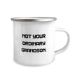 thumbnail image 2 of Not Your Ordinary Grandson. Grandson 12oz Camper Mug, Sarcastic Grandson, For Grandson, 2 of 2