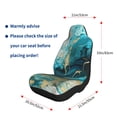 thumbnail image 5 of Sikiie Abstract Ocean Currents Car Seat Covers 2PCs Front Car Seat Covers Universal fit for Most Cars SUVs and Trucks-2 PCS, 5 of 9