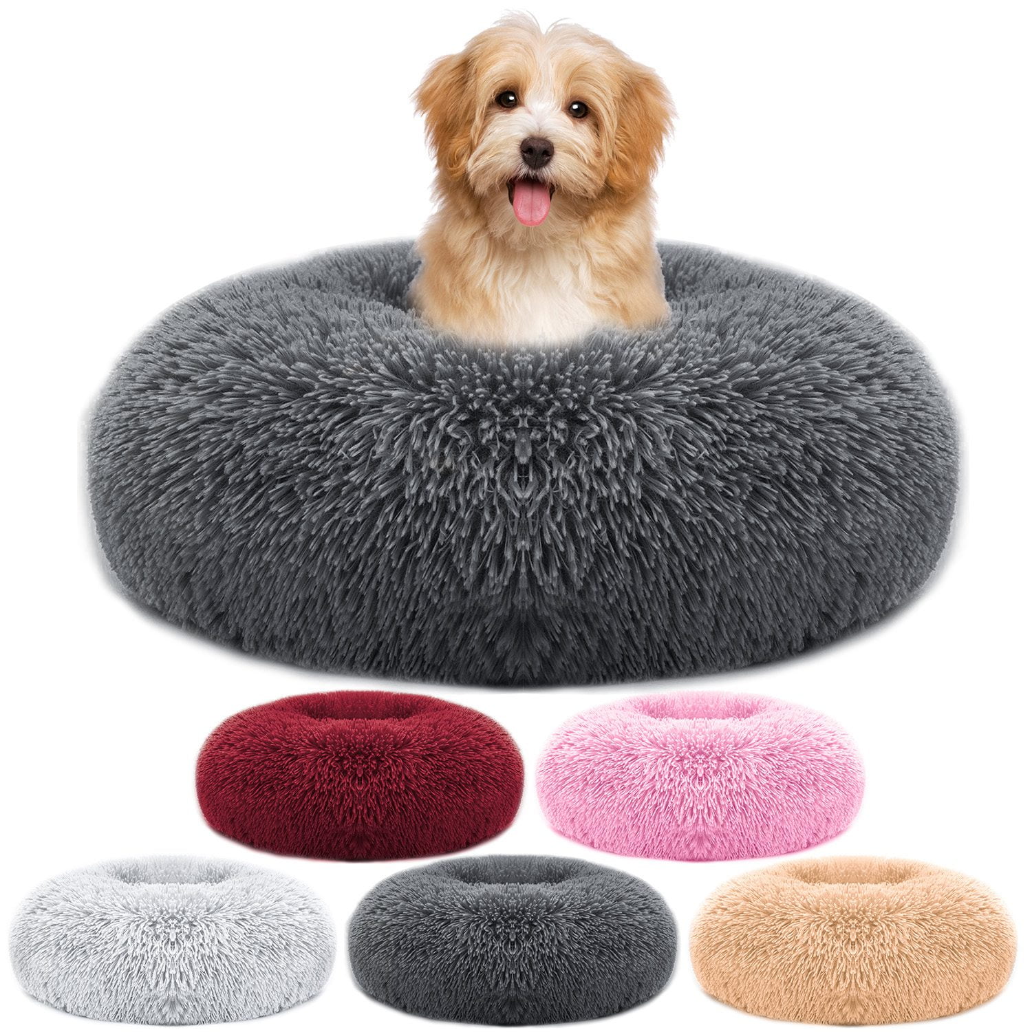 cenadinz S-22 x 18 x 8 in Soft Plush Orthopedic Pet Bed Slepping Mat  Cushion for small Dog Cat Pink R-D0102HAHSLV - The Home Depot