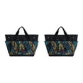 thumbnail image 3 of Maytalsory Sac de Rangement d'Outil Portable 1/2/3/5 pour le Stockage d'Outil Organisé Sac d'Outil de Jardinage Intérieur Sangle Réglable Fleur Verte 2PCS, 3 of 6