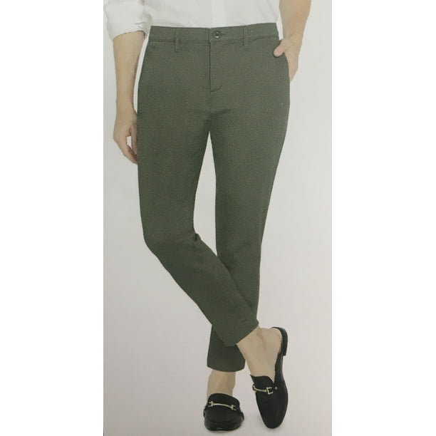 Nautica - Nautica Ladies' Stretch Ankle Pants Trouser, Olive Green 8/29 - NEW - Walmart.com