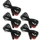 thumbnail image 3 of Cable de electrodo, 5 piezas Cable de electrodo negro Cable de electrodo TENS Cable TENS Rendimiento inigualable, 3 of 8