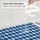 thumbnail image 5 of Fotbe Blue Squares Alfombrilla de Secado para Cocina con Estampado, 18x24 Pulgadas, 5 of 7