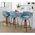 thumbnail image 5 of LumiSource Fabrico 26" Fixed-Height Counter Stool - Set of 3, 5 of 12