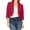Red, variant on Womens 3/4 Sleeve Open Front Bolero Shrug Cropped Cardigans Knit Sweater Jacket on Clearance