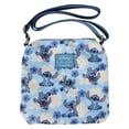 thumbnail image 3 of Bolsa de viaje tipo bandolera Loungefly Disney Stitch Passport Blue, 3 of 6