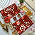 thumbnail image 4 of Decoraciones para San Valentín, adornos para San Valentín, regalos para San Valentín, manteles individuales con temática de San Valentín, manteles individuales para decoración de fiestas, manteles ind, 4 of 5