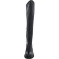 thumbnail image 3 of Franco Sarto Womens Battina Leather Block Heel Over-The-Knee Boots, 3 of 3