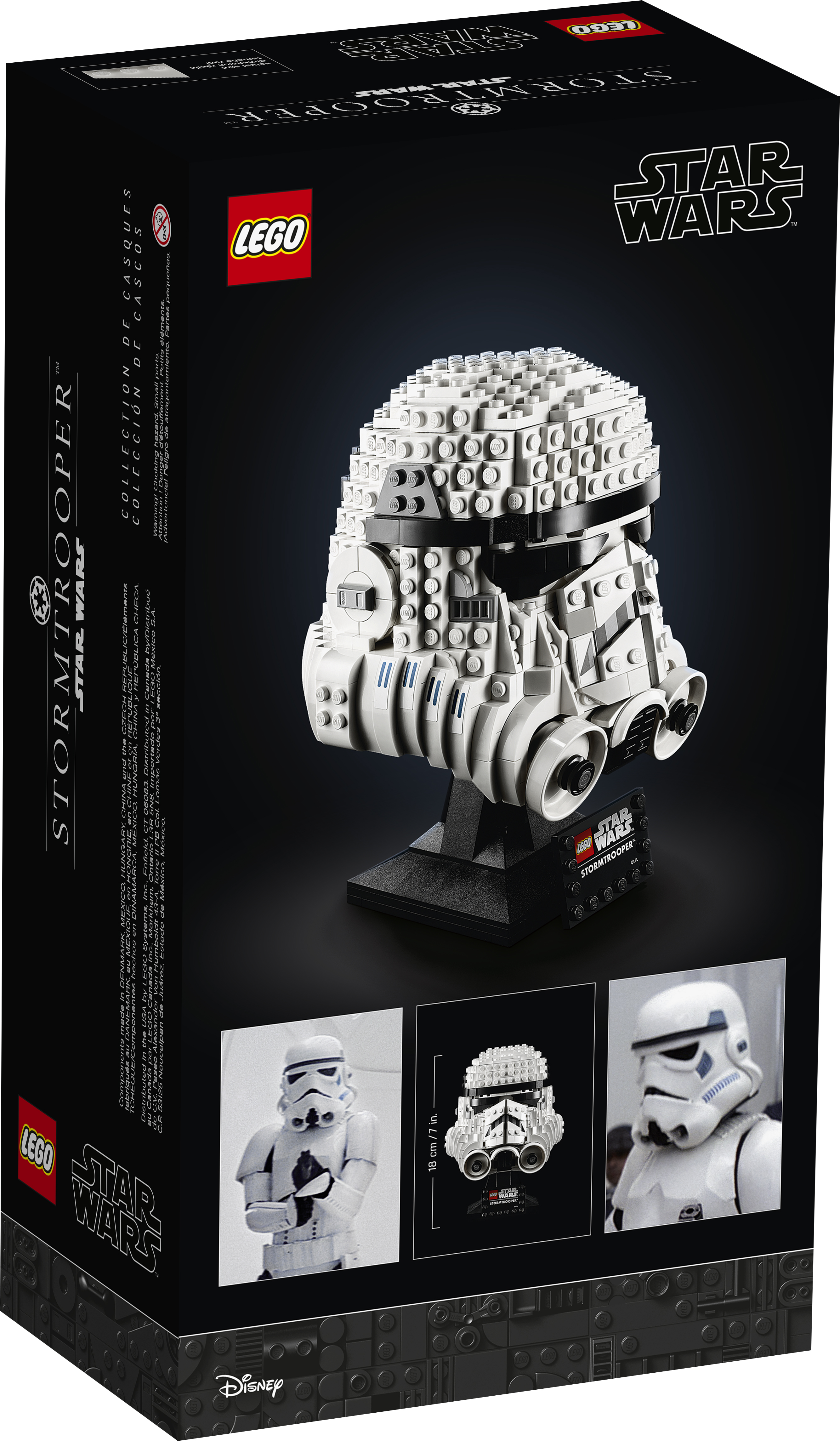 LEGO Star Wars Stormtrooper Helmet 75276 Building Kit, Cool Star Wars Collectible for Adults (647 Pieces) - image 5 of 8