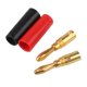 thumbnail image 4 of Enchufes de plátano Chapado En Oro 4mm 10pcs Altavoces Adaptadores Conectores Negro + Rojo Magideal Enchufes de plátano, 4 of 6