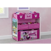Minnie Mouse 6 Bin Design and Store Toy Organizer by Delta Children, Greenguard Gold Certified