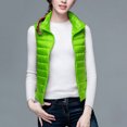 thumbnail image 2 of Winter Savings Clearance! Lindreshi Winter Coats for Women 2023 Trendy Women's Fashion and Winter Solid Color Sleeveless Vest Cotton Blouse, 2 of 5