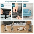thumbnail image 6 of Infans Extra Large Portable Folding Dog Soft Crate w/ 4 Lockable Wheels Cat Carrier, 6 of 7