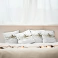thumbnail image 3 of Ambesonne Black White Throw Pillow Cover 4 Pack, Olympics Swimming, 18", Olive Green White, 3 of 6