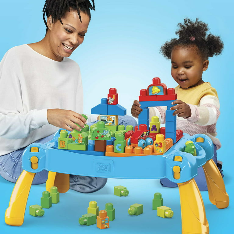 MEGA BLOKS Building Toy Blocks Discover n Build Activity Table (44