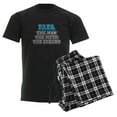 thumbnail image 6 of CafePress - Papa: The Man Men's Dark Pajamas - Men's Dark Loose Fit Cotton Pajama Set, 6 of 7
