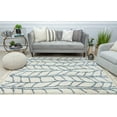 thumbnail image 4 of Rugs America BT25A Cloud Vine Geometric Modern White Area Rug, 2'6" x 4', 4 of 6