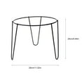 thumbnail image 2 of unbranded 1Ud Durable Iron Flower Shelf Negro Para Plantas Con Montaje Sin Herramientas, 2 of 7