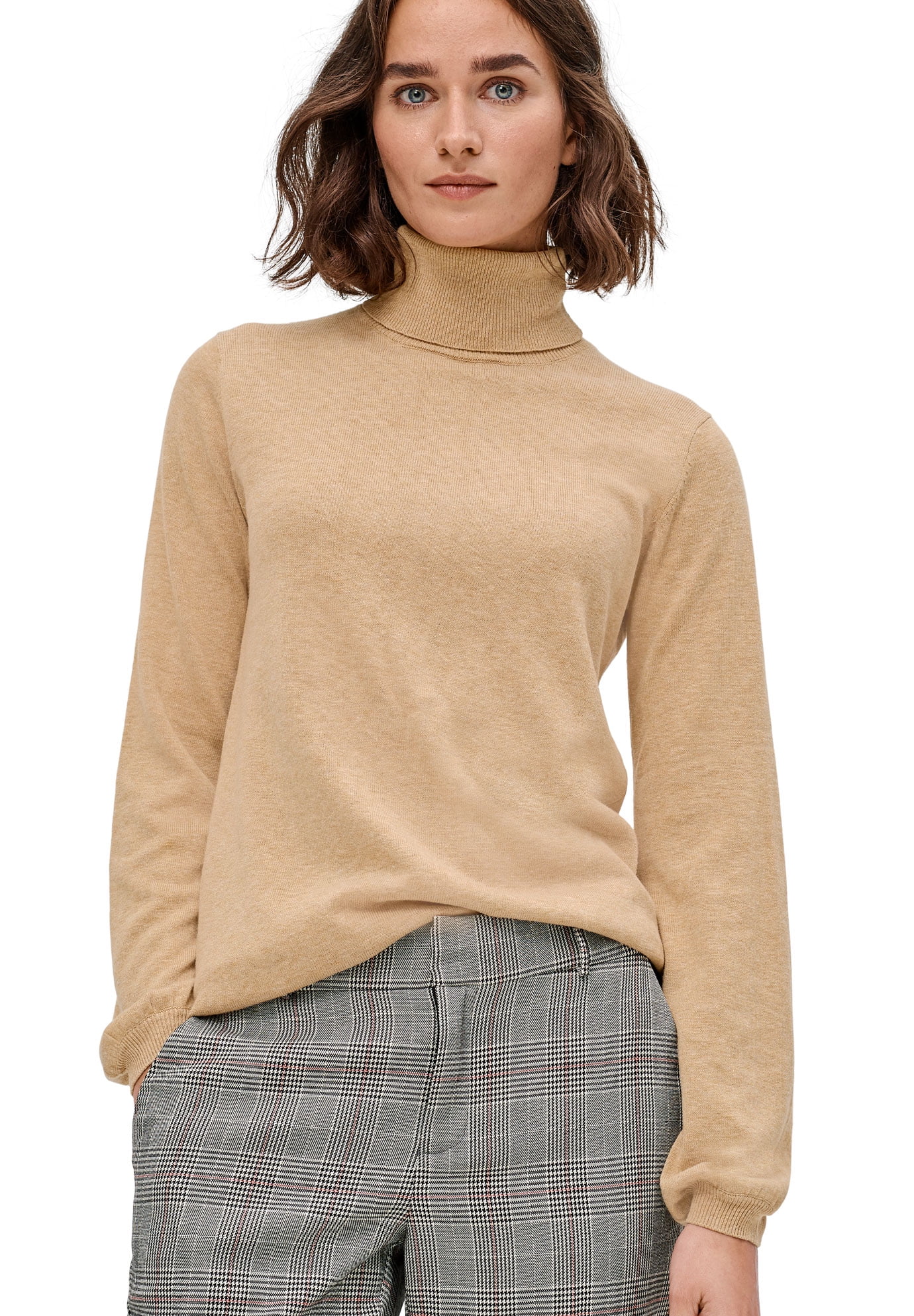 camel turtleneck women's