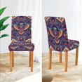 thumbnail image 3 of Yayeee 2 Pack Dining Chair Covers Stretch Parson Chairs Slipcovers Seat Protector, Geometric Eagle, 3 of 6
